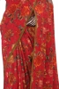 Floral  Pure Crepe Silk Saree